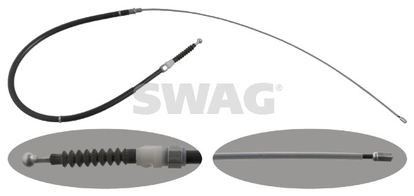 Cavo comando, Freno stazionamento - 30 94 8306 SWAG